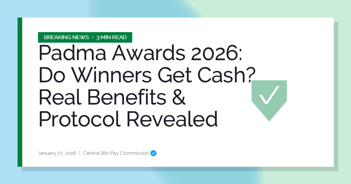 Padma Awards 2026: Do Winners Get Cash? Real Benefits & Protocol Revealed