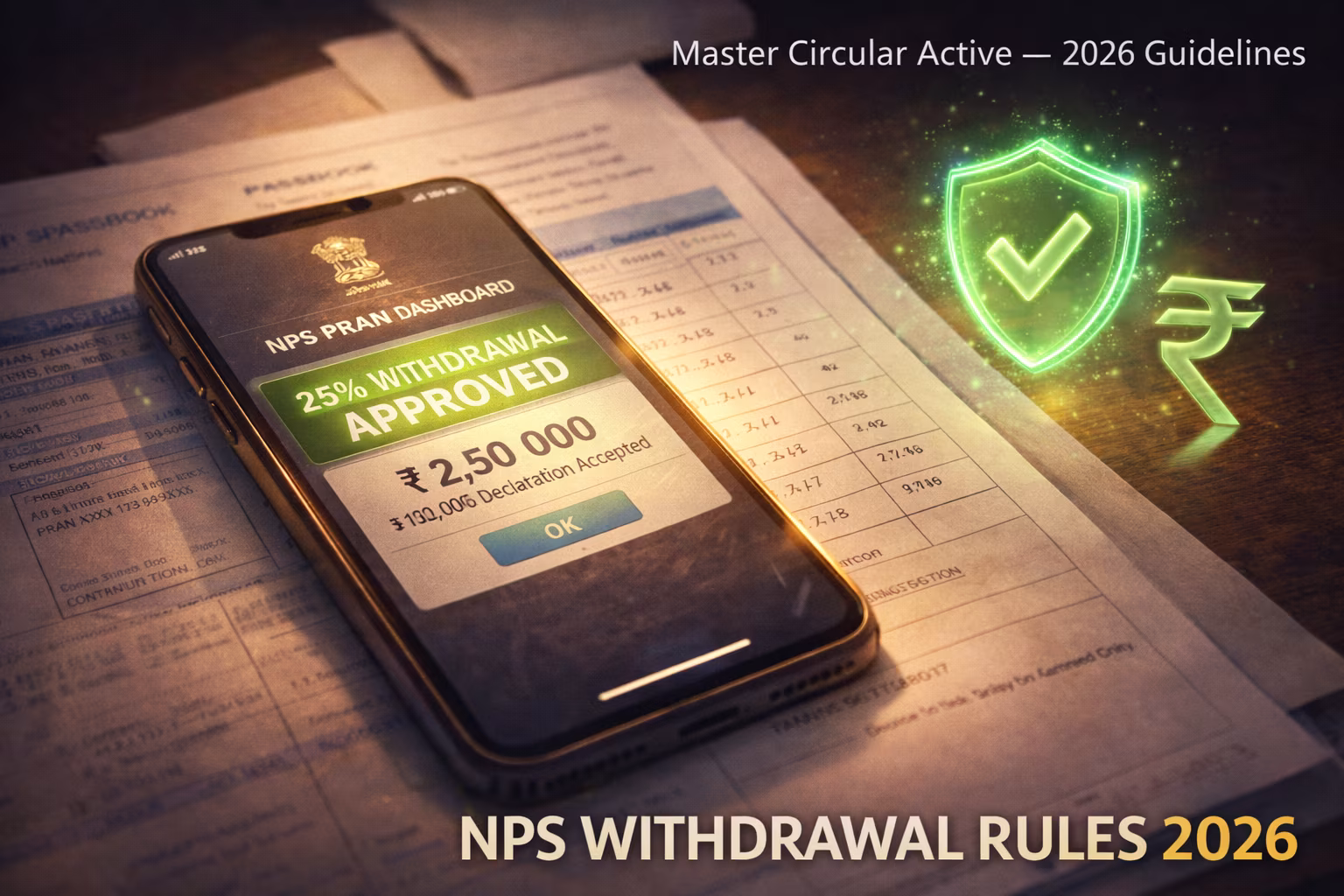NPS Partial Withdrawal Rules 2026: 25% Limit & Self-Declaration Guide