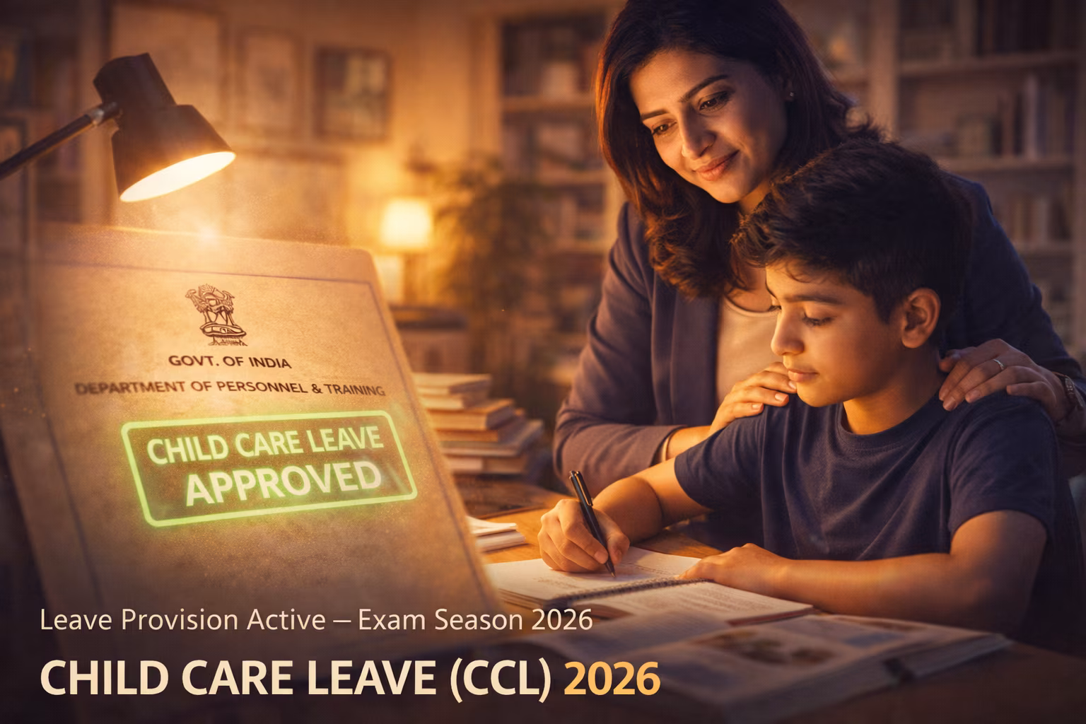 Child Care Leave (CCL) Rules 2026: Why Working Mothers Must Take Leave for CBSE Exams